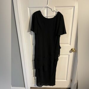 Vintage Virgo Elegant Black Dress